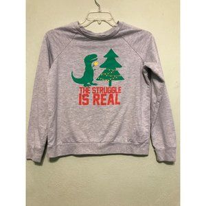 Cold Crush Dinosaur Christmas Sweater Size XL